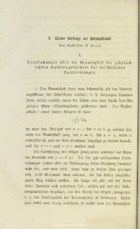 I.3. Kleine Beiträge zur Holzmeßkunst