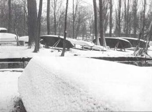 Lübbenau im Winter : Landschaft - Spreewald. Ort: Lubnjow / Lübbenau. Winterbild