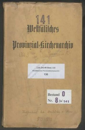 Kandidaten- und Pfarrangelegenheiten