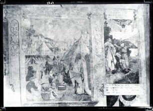 Kirche; Wandbilder im Chor, nach der Restaurierung