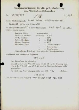 Weber, Josef