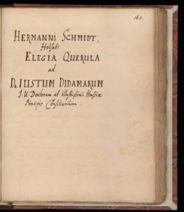 [Brief von Hermann Schmidt an Justus Didamar]