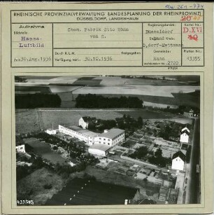 Haan, Chemische Fabrik Otto Hoehn, Fabrik
