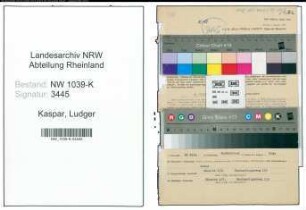 Entnazifizierung Ludger Kaspar , geb. 02.06.1911 (Beamter)