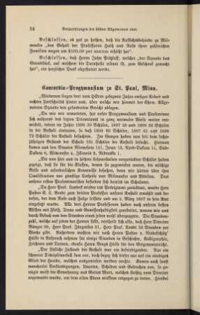54-57, Concordia-Progymnasium zu St. Paul, Minn.