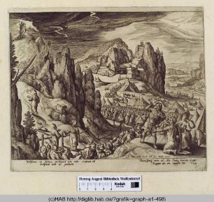 Moses auf dem Berg