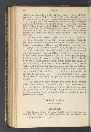 Missionsrundschau