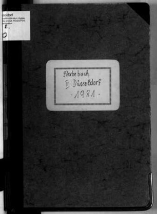 Namensregister Standesamt Benrath, ab 1974 Standesamt II