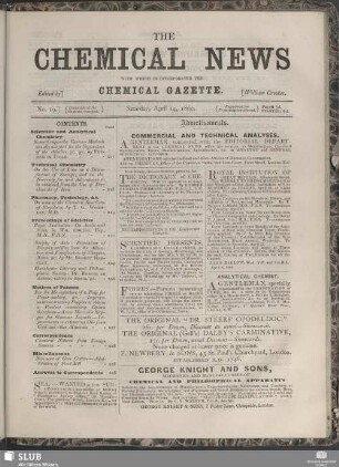 No. 19. April 14, 1860