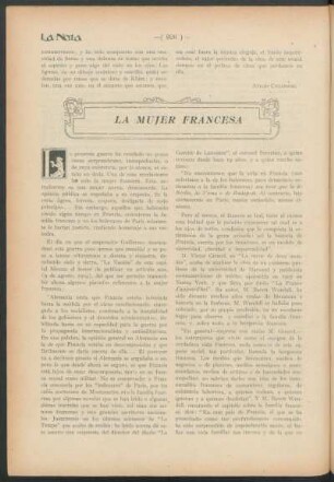 La mujer francesa