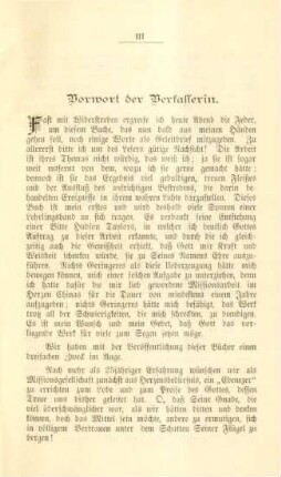 Vorwort der Verfasserin