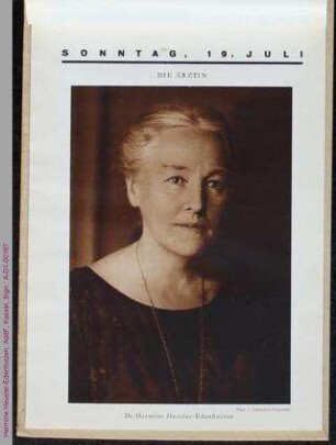 Porträt von Hermine Heusler-Edenhuizen