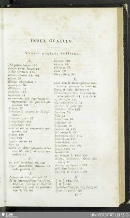 Index graecus