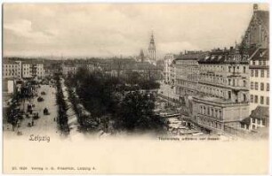 Leipzig : Töpferplatz während der Messe