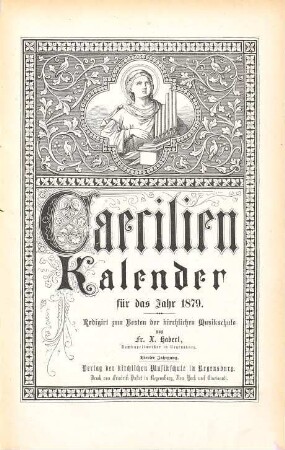 Caecilien-Kalender : für das Jahr. 4. 1879
