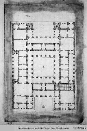 Grundriss Palazzo aus dem Originaltraktat