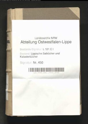 Salbuch des Amtes Sternberg von 1858, Bd. 5 (Duplikat)