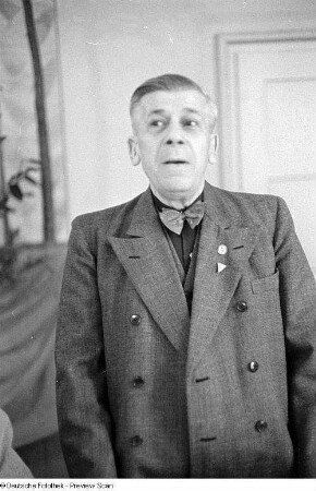 Versammlung des II. Parlament der FDJ im Hamburger Hof in Meißen : Otto Buchwitz