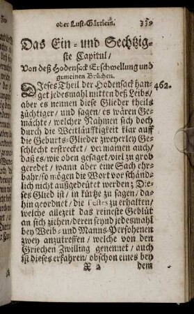 Das Ein- und Sechtzigste Capitul. - Das Fünff- und Sechtzigste Capitul.