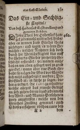 Das Ein- und Sechtzigste Capitul. - Das Fünff- und Sechtzigste Capitul.