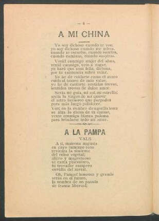 A la pampa