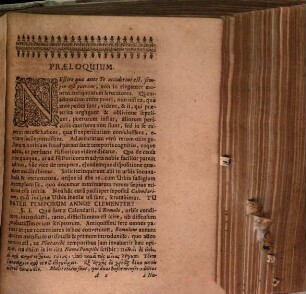 Dissertatio Chronologica De Computo Veterum Romanorum