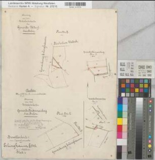 Erlinghausen (Marsberg), Separation Erlinghausen, Bl.7 Brouillonkarte 1 Gem. Udorf, Ober- und Niedermarsberg