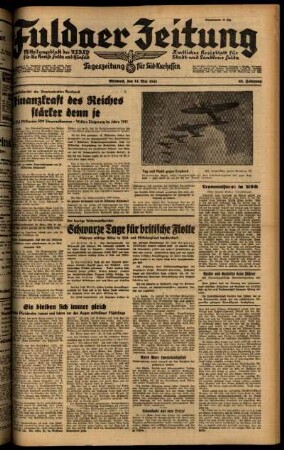 Ausgabe vom Mittwoch, den 14. Mai 1941.