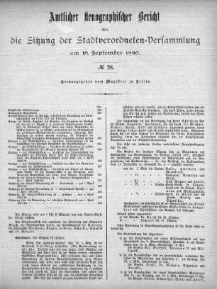 No. 28, 18. September 1890