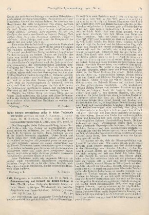 383 [Rezension] Textus hebraici emendationes quitus in Vetere Testamento