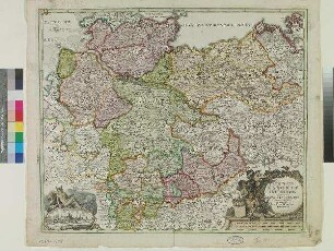 Karte vom Niedersächsischen Reichskreis