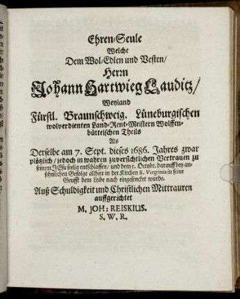 Ehren-Seule.