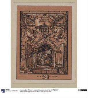 Exlibris Friedrich Warnecke
