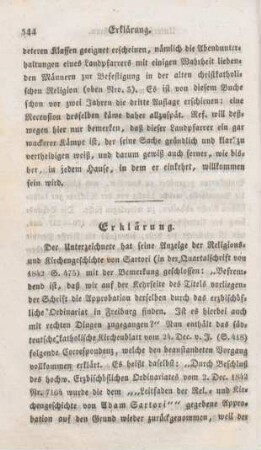 Erklärung
