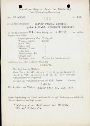 Kuster, Franz