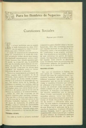 Para los Hombres de Negocios