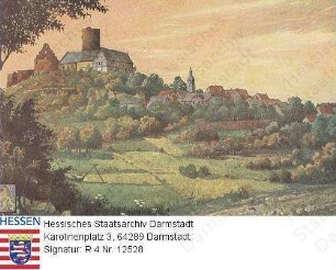 Gleiberg bei Gießen, Burg / Gesamtansicht