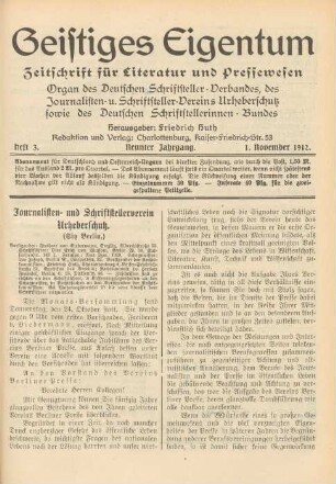 Heft 3 (1. November 1912)