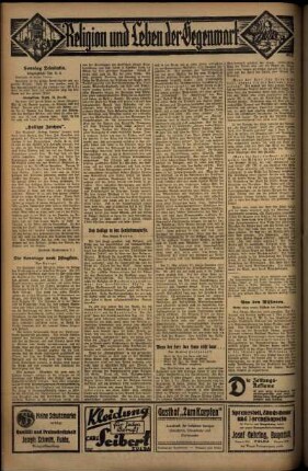 Fünfte Ausgabe vom Sonntag, den 15. Juni 1930.