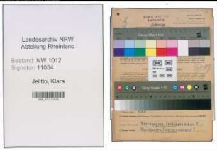 Entnazifizierung Klara Jelitto , geb. 08.01.1909 (Hebamme)
