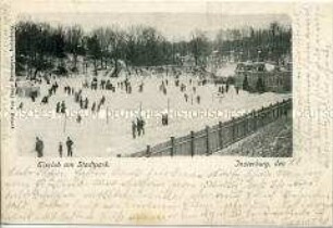 Ansicht aus Insterburg im Winter