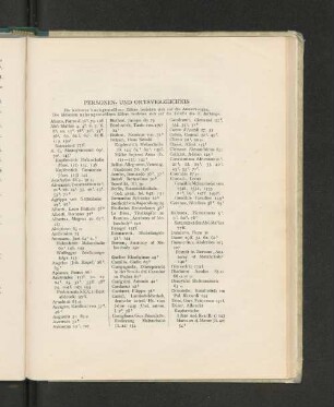 Personen- und Ortsverzeichnis