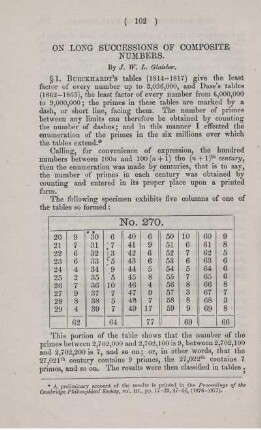 On long successions of composite numbers.