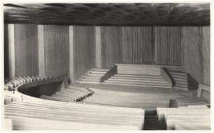 Philharmonie, Berlin-Wilmersdorf: Modell Innenraum