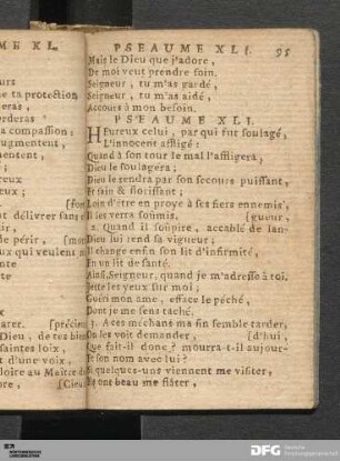 [Pseaume XLI. bis L.]
