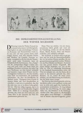 Die Impressionistenausstellung der Wiener Secession