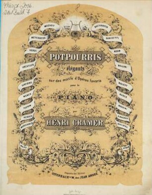 Potpourris élégants sur des motifs d'opéras favoris : pour le piano, No. 74. Sommernachtstraum