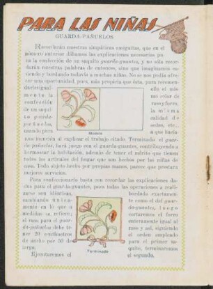 Para las niñas - Guarda-pañuelos