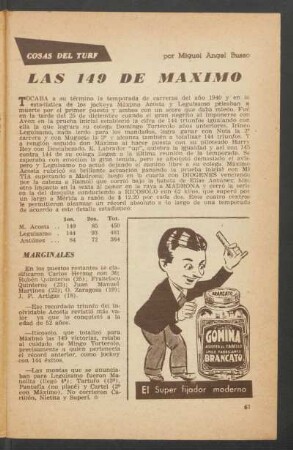 Cosas del turf