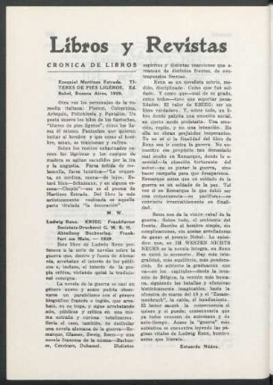 Libros y Revistas